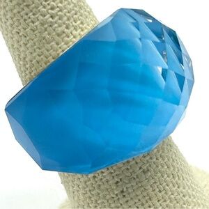 Swarovski Crystal Blue Nirvana Ring 55 6.5
